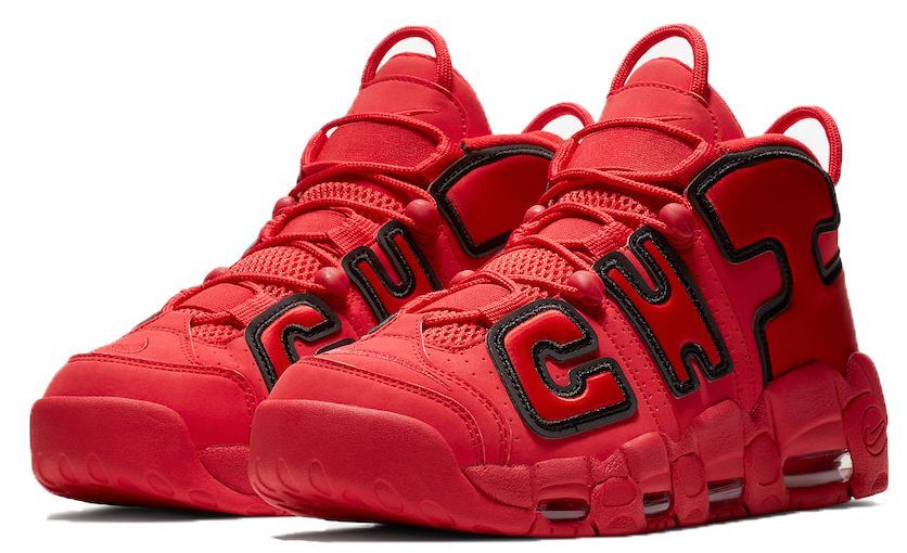 Nike air more uptempo red mens best sale