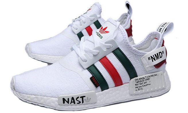 Adidas NMD R1 White Green Red